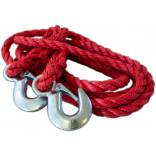Трос буксирувальний (3.5 т х 4 м) поліпропіленовий VORTEX (червоний)