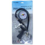 Пістолет для підкачування коліс ND (з манометром пневматичний, метал. корпус) 