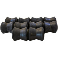 Втулка реактивних тяг ВАЗ 2121 гумова  VORTEX (велика), к-т (10 шт.)