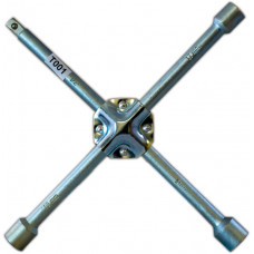 Ключ балонний хрестоподібний 17; 19; 21 мм; 1/2 350 мм Без бренду ND посилений