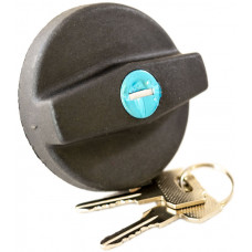 Кришка бака палива ВАЗ 2108  VORTEX (пластмасова чорна з ключем)