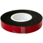 Скотч двосторонній 10 мм х 2 м (чорний колір)  VORTEX