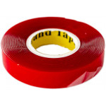 Скотч двосторонній 10 мм х 2 м (прозорий)  VORTEX (аналог 3М)