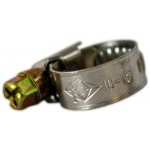 Хомут 10 - 16 мм W2 нержавіюча сталь  VORTEX штука (продаються упаковками, в упак. 20 шт.)