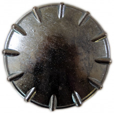 Кришка бака палива ВАЗ 2101  VORTEX (гола металева хром.)