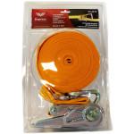 Стяжний ремінь для вантажу з механізмомо 1.5 т 10 м  VORTEX