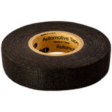 Стрічка ізоляційна 19 мм х 20 м (чорний колір)  VORTEX (тканинна)