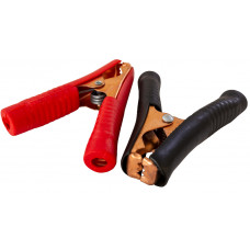 Клема для проводів прикурювача 85 х 15 мм 40 А  VORTEX, к-т (2 шт.) (з подовженою ізоляцією)