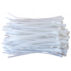 Хомут пластиковий 3.0 x 100 мм білий  VORTEX (в упак. 100 шт.)