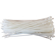 Хомут пластиковий 5.0 x 300 мм білий  VORTEX (в упак. 100 шт.)