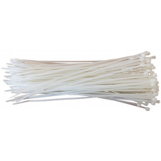 Хомут пластиковий 5.0 x 400 мм білий  VORTEX (в упак. 100 шт.)