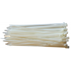 Хомут пластиковий 8.0 x 400 мм білий  VORTEX (в упак. 100 шт.)