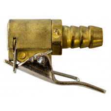 Наконечник насоса латунний  VORTEX (із металевим затискачем)