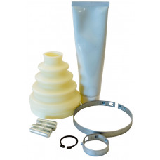 Пильник ШРУСа ВАЗ 21213  VORTEX на кардан (старий тип, білий), к-т (хомути + мастило)